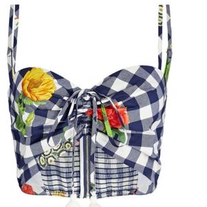 Cara cara ruched crop top